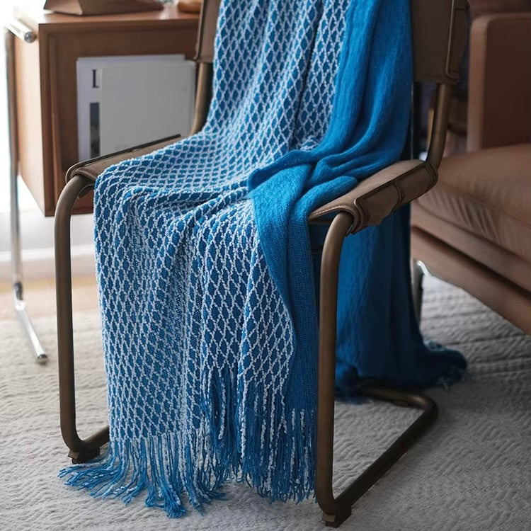 Diamond Knit Throw