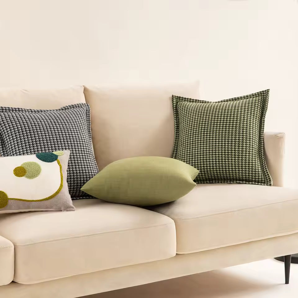 Hounds Tooth Decorative Cushion Cover