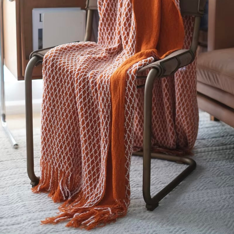 Diamond Knit Throw