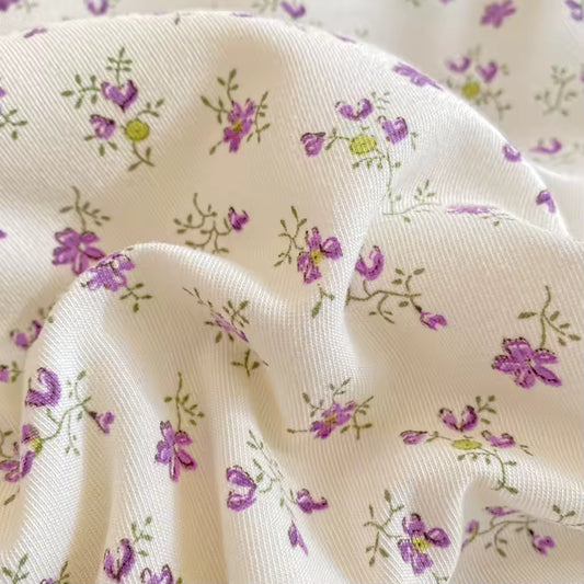 Purple Floral Breathable Quilt