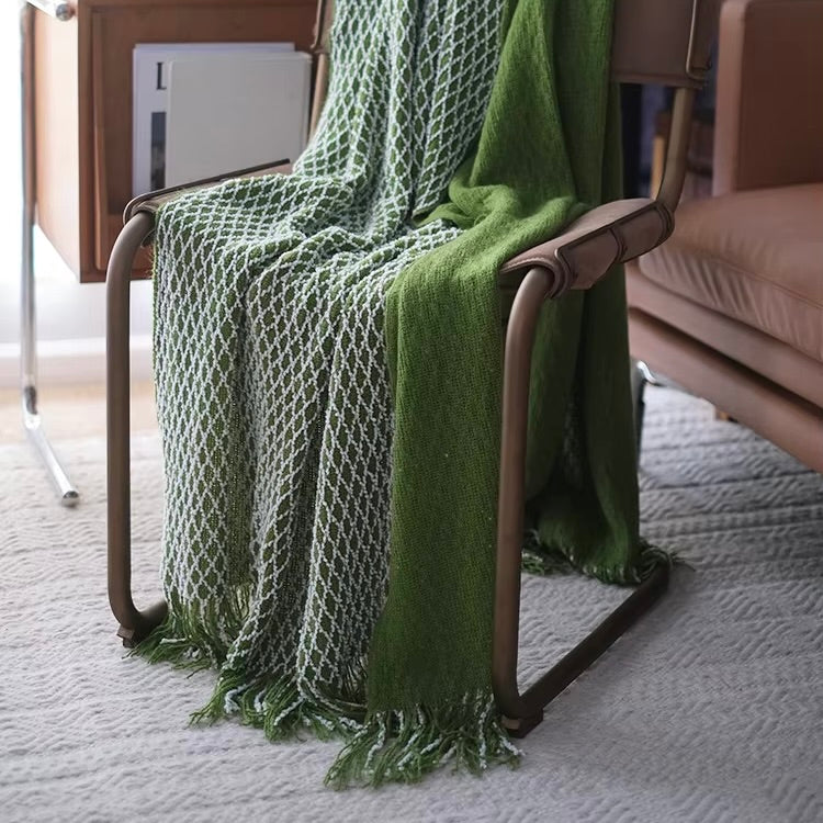 Diamond Knit Throw