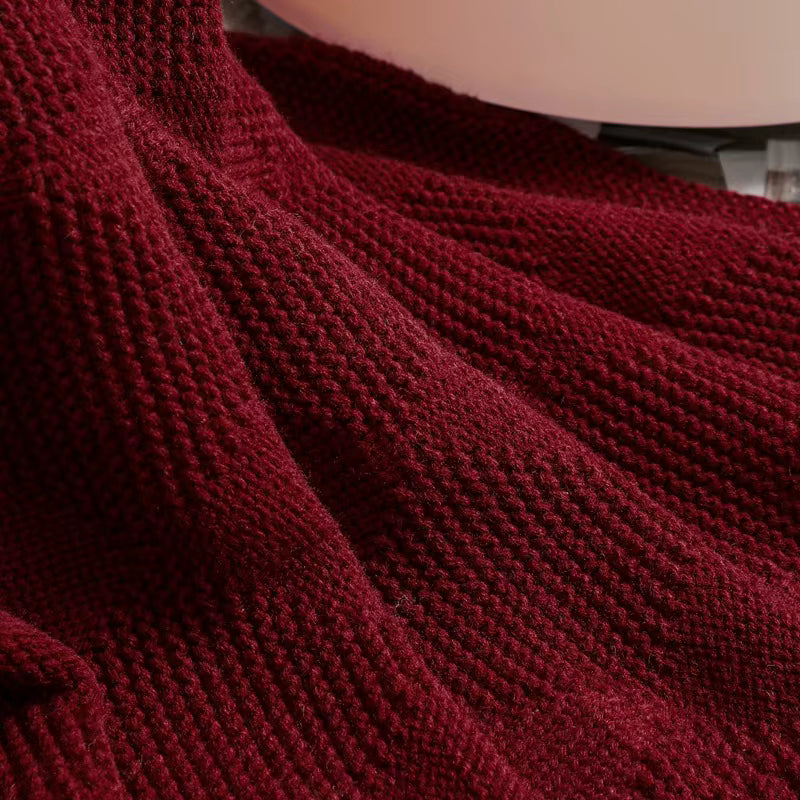 Diamond Knit Throw