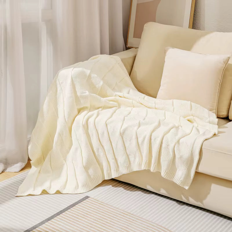 Diamond Knit Throw