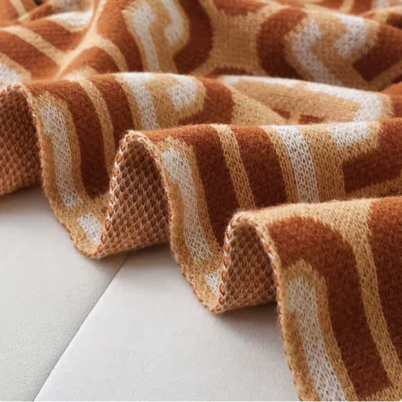Geometric Retro Throw