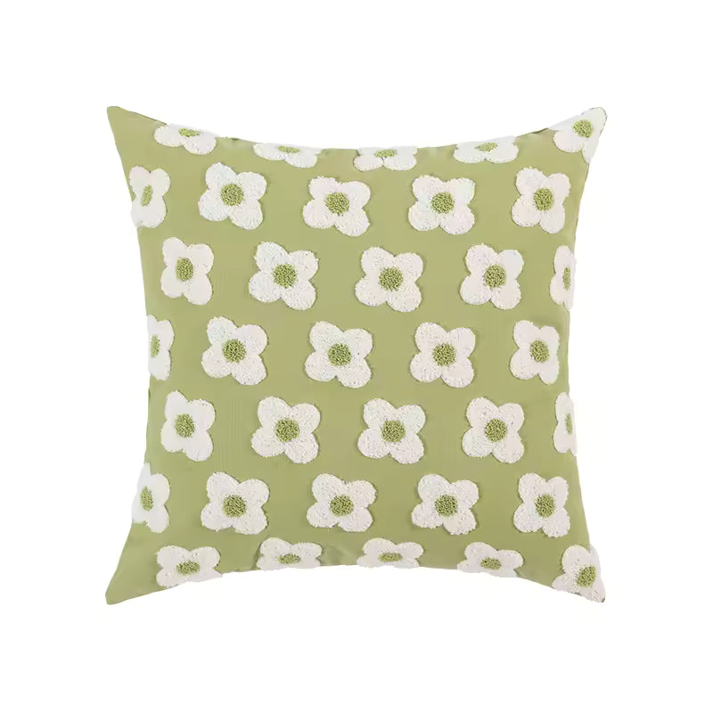 Textured Daisy Decorative Cushion Cover