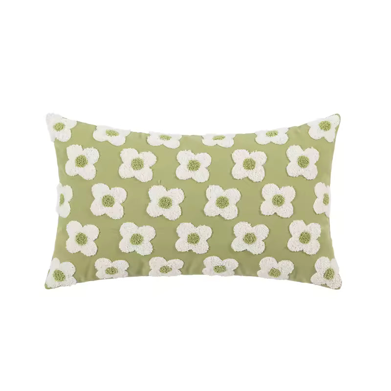 Textured Daisy Decorative Cushion Cover