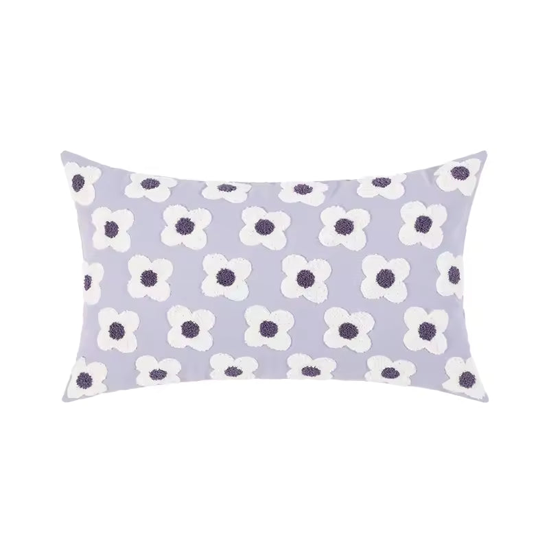 Textured Daisy Decorative Cushion Cover
