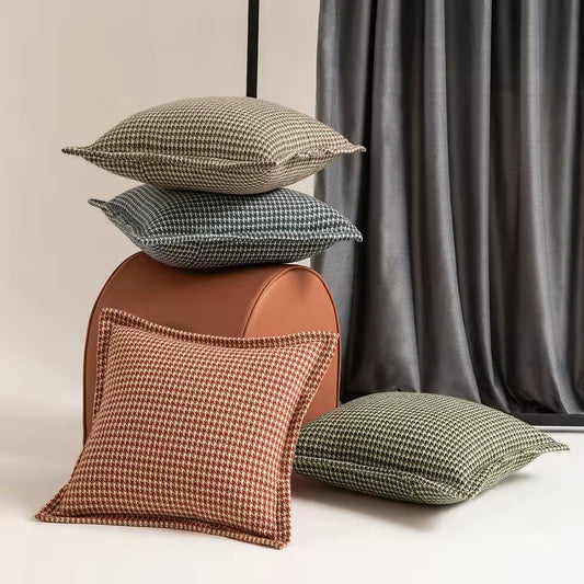 Hounds Tooth Decorative Cushion Cover