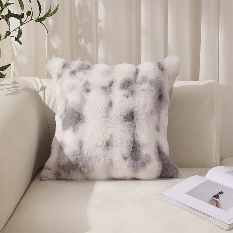 Rabbit Faux Fur Cushion Cover