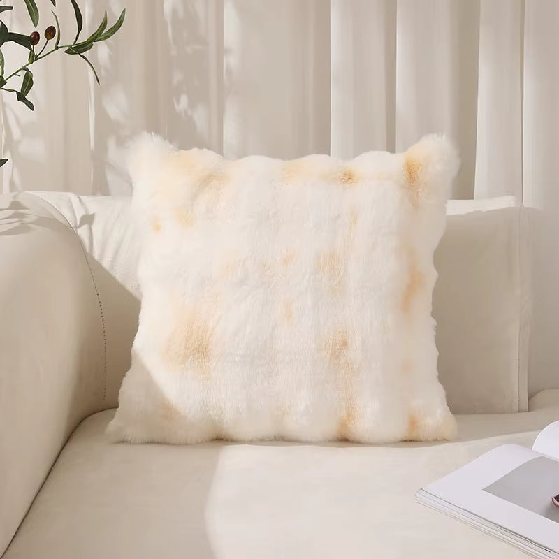 Rabbit Faux Fur Cushion Cover
