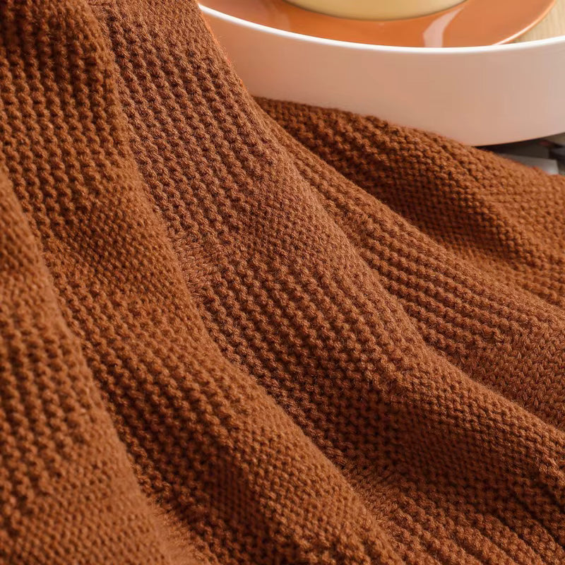 Diamond Knit Throw