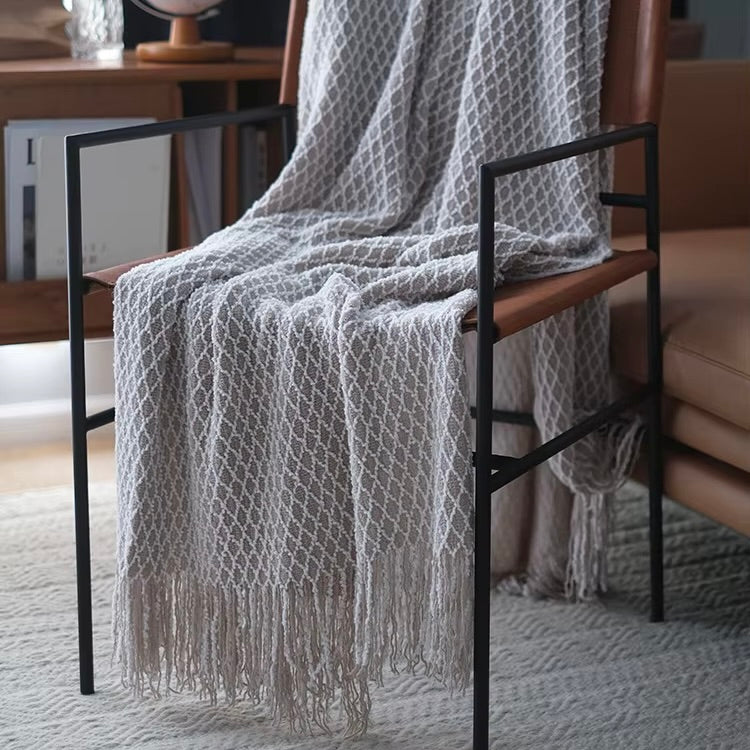Diamond Knit Throw