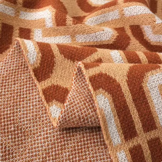 Geometric Retro Throw