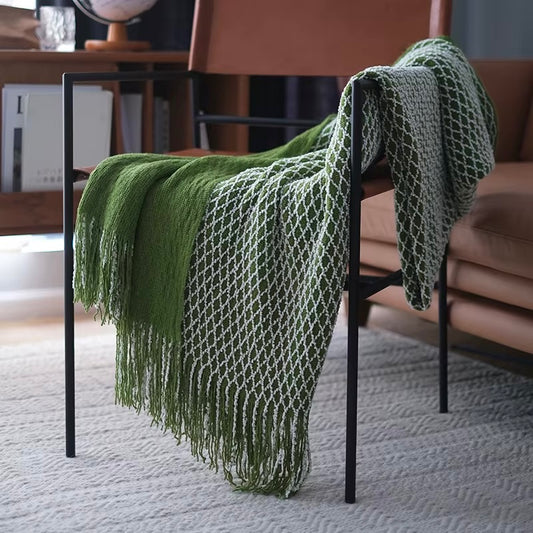 Diamond Knit Throw