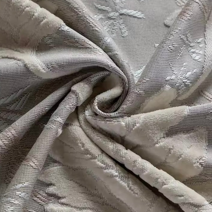 Textured Leaf Cushion Cover
