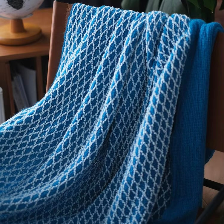 Diamond Knit Throw
